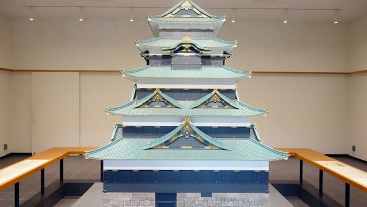 江戸城天守復元模型