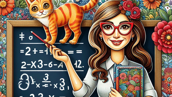 教師の面白イラスト