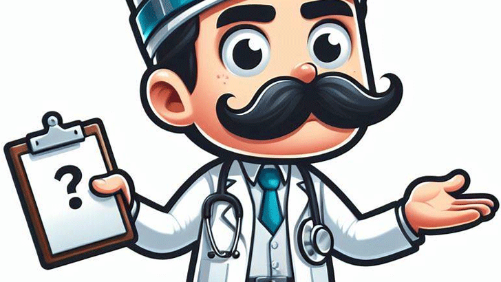 医者の面白イラスト